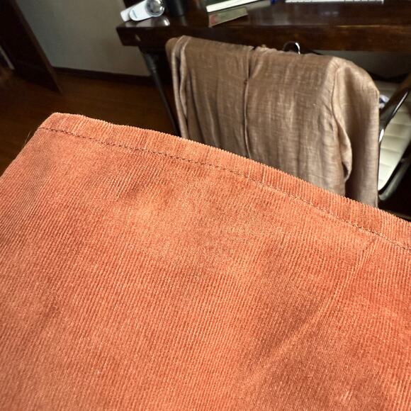 TALBOTS | Brown Corduroy Mid Rise Flare Boot Cut Pants | Size 12 Tall - Picture 4 of 4